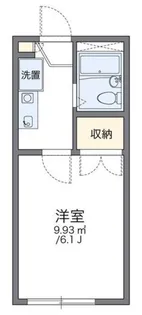 レオパレスドミールネグレスコ【1階】の間取り