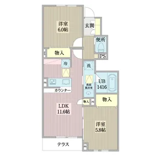 Esmeralda【1階】の間取り