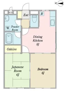 ティアラガーデンA【1階】の間取り