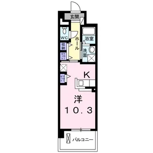 ヴァンク一ル【3階】の間取り