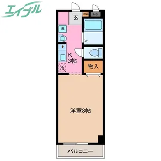 エスポワール生和【3階】の間取り