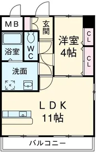 フェアリーハート【5階】の間取り