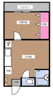 飯島マンション【4階】の間取り