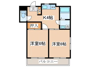 アーバン武蔵野【2階】の間取り