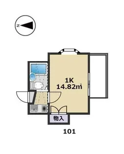 SEIKA別府【1階】の間取り