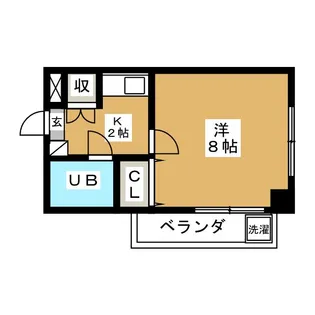 ハイライン行徳【4階】の間取り