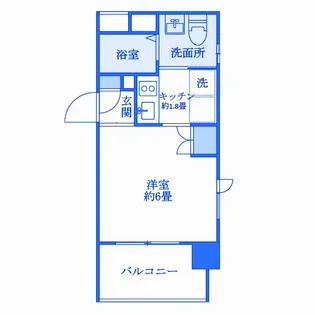 カーサ ヴェデュータ【4階】の間取り