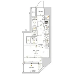 Log戸越【9階】の間取り