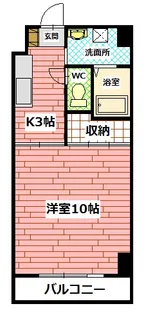 クレールK【2階】の間取り