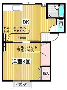 L HOUSE【2階】の間取り