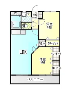 オレンジマンション【1階】の間取り
