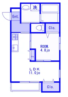 KIMA GRESO【2階】の間取り