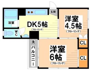 コーポ西村【3階】の間取り