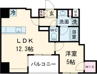 メインステージ浅草国際通り【12階】の間取り