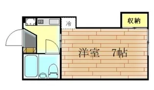 ヴィラ花水木【1階】の間取り