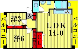 パレ・コンセール【3階】の間取り