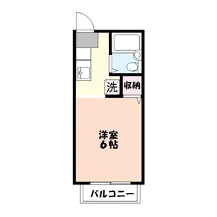 アドニスドミトリー【1階】の間取り