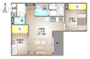 REGALEST 今【3階】の間取り