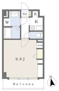 BES仙台新寺コート【4階】の間取り