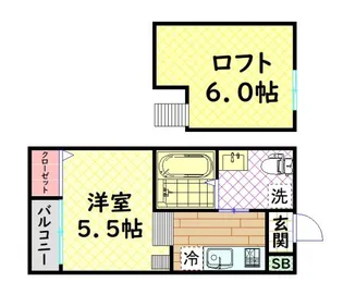 パロアルト【1階】の間取り