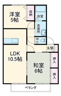 メゾンセモア A棟【1階】の間取り