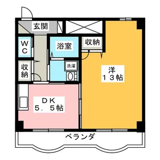 メゾンロジェール【2階】の間取り
