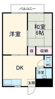 ビューハイム・コヤナギ岡村【3階】の間取り