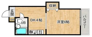 マキシマレジデンス伊藤【5階】の間取り