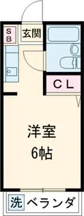 第13安藤マンション【4階】の間取り