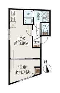 コンフォートわせだ【3階】の間取り