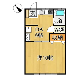 ドルチェ俵元【2階】の間取り