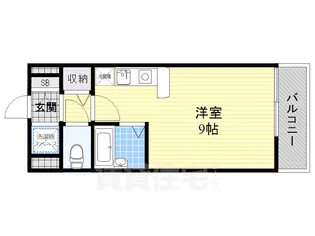 エクセレント上新13【5階】の間取り