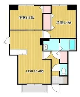 シャルマンタツミ【1階】の間取り