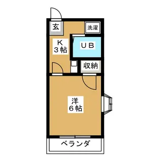 ハイム入船【2階】の間取り