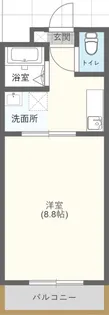 コーポオリベNo.8【2階】の間取り