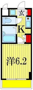 ラ・コート・ドール津田沼【6階】の間取り