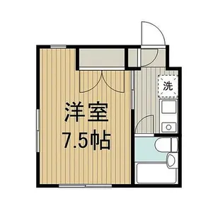 グレース大倉山【1階】の間取り