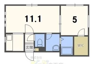 グレイス東札幌【2階】の間取り