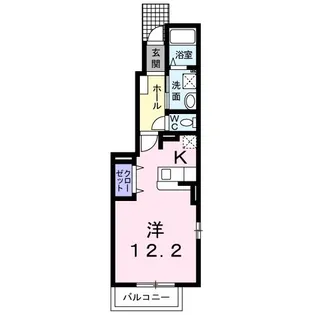 シイナハイツIII【1階】の間取り