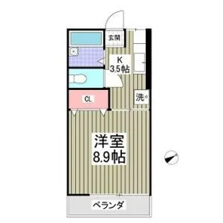 テクノポリス宝木【1階】の間取り