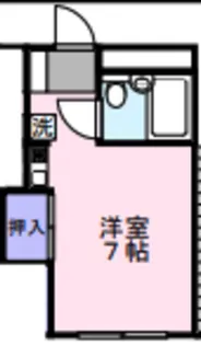 マンションクルメ【2階】の間取り