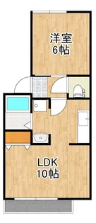 シティハイム住吉【2階】の間取り