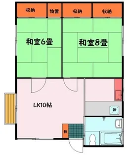 高松荘【1階】の間取り