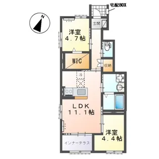 セリアージュ【1階】の間取り