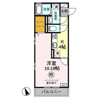 グレイススクエア【3階】の間取り