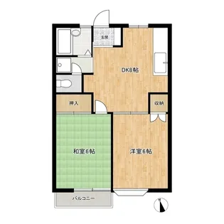 メゾン佐藤B【2階】の間取り