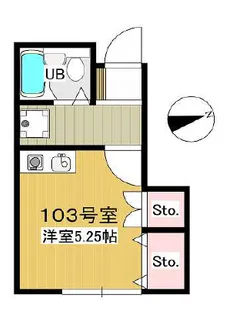 横濱館【1階】の間取り