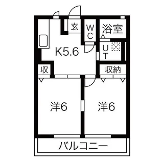 アドバンスハイムB棟【1階】の間取り