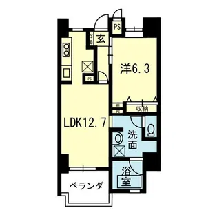 ドノーレ南熊本【2階】の間取り
