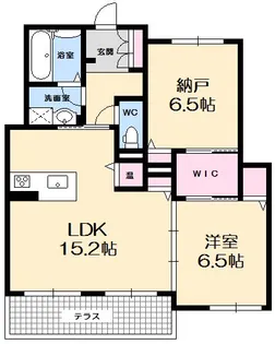 パルク庚午南【1階】の間取り